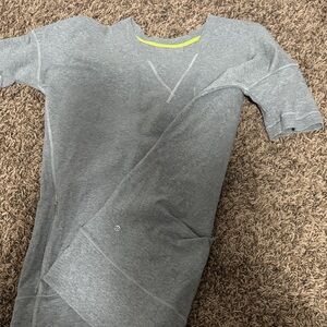 lululemon athletica Gray Crew Neck Sweater